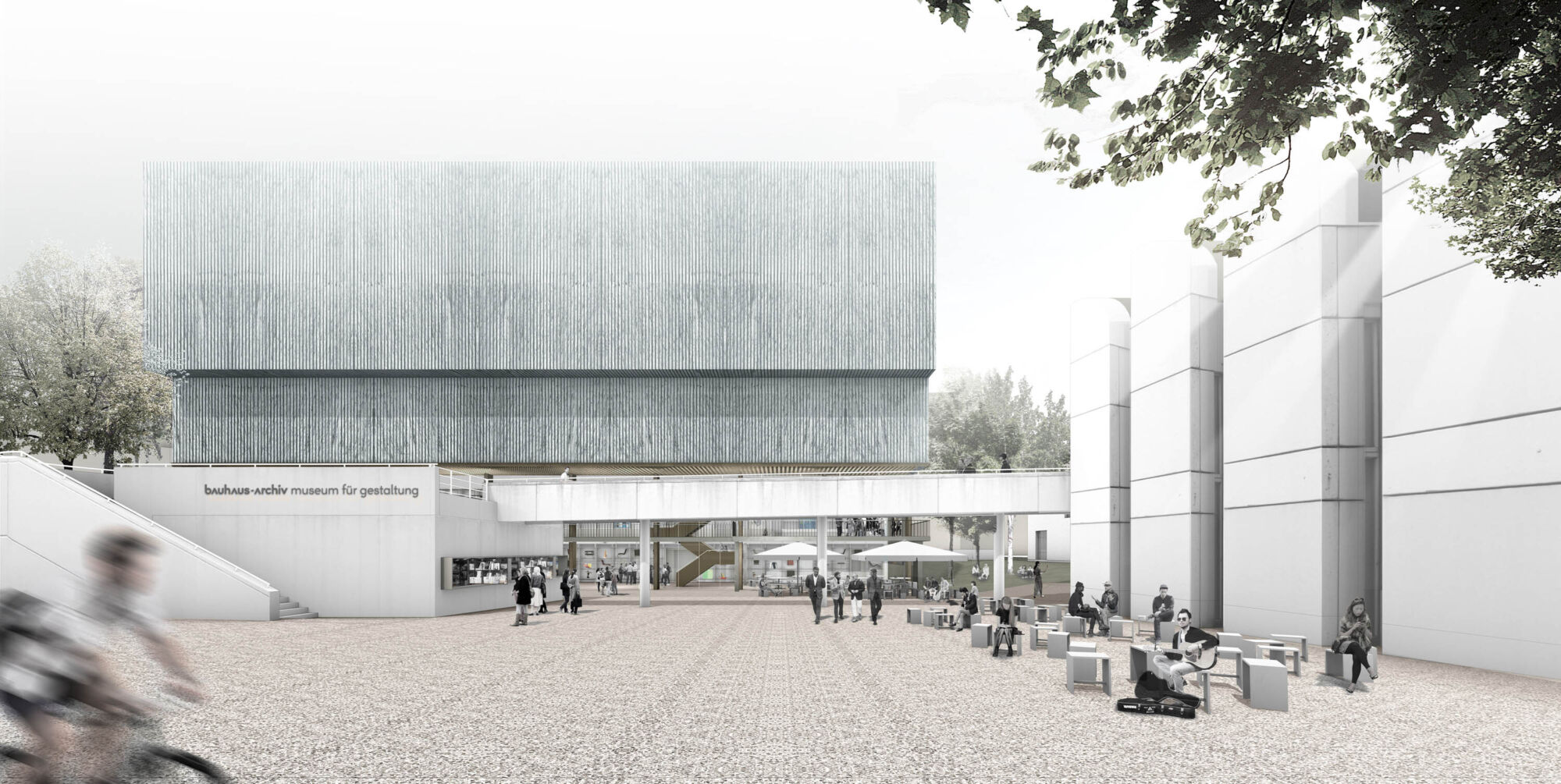 Bauhaus Archive Berlin Casper Mueller Kneer Architects Copyright Casper Mueller Kneer Plaza final 8