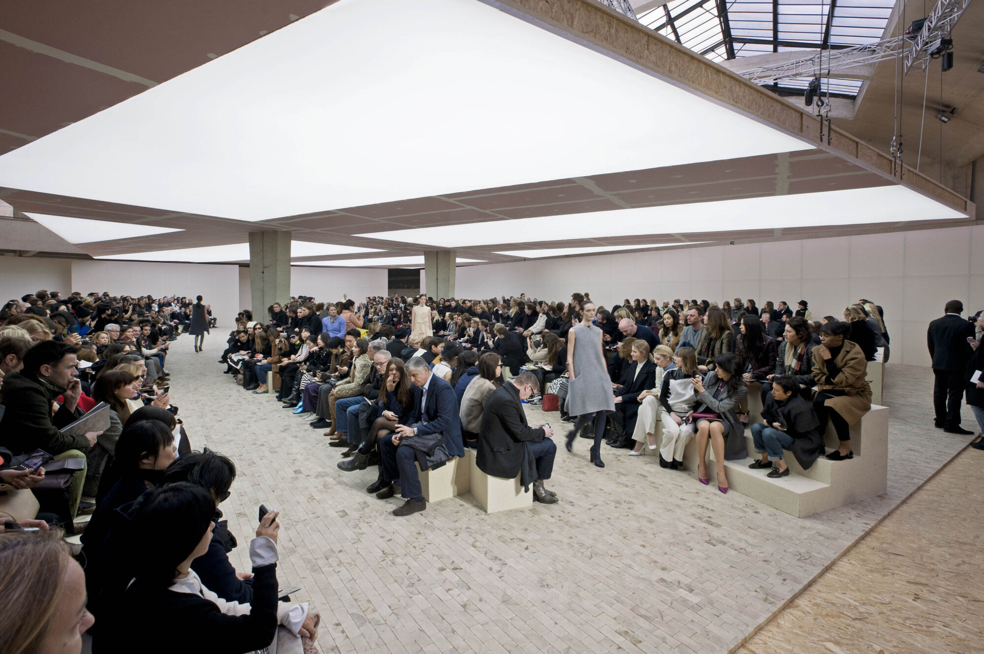 Celine Runway Show Fall Winter 13 14 Casper Mueller Kneer Architects Copyright Valerie Bennett 2013 68