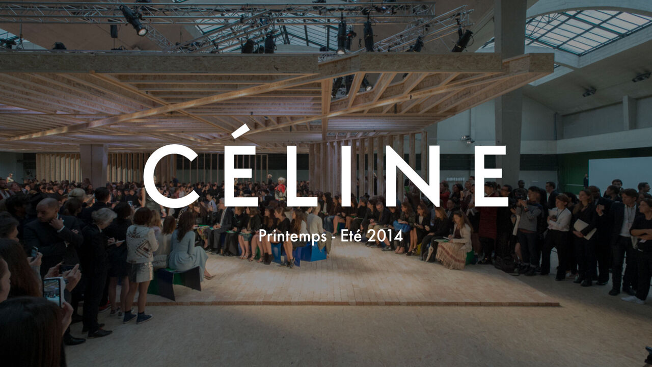 Celine Runway Show Spring Summer 14