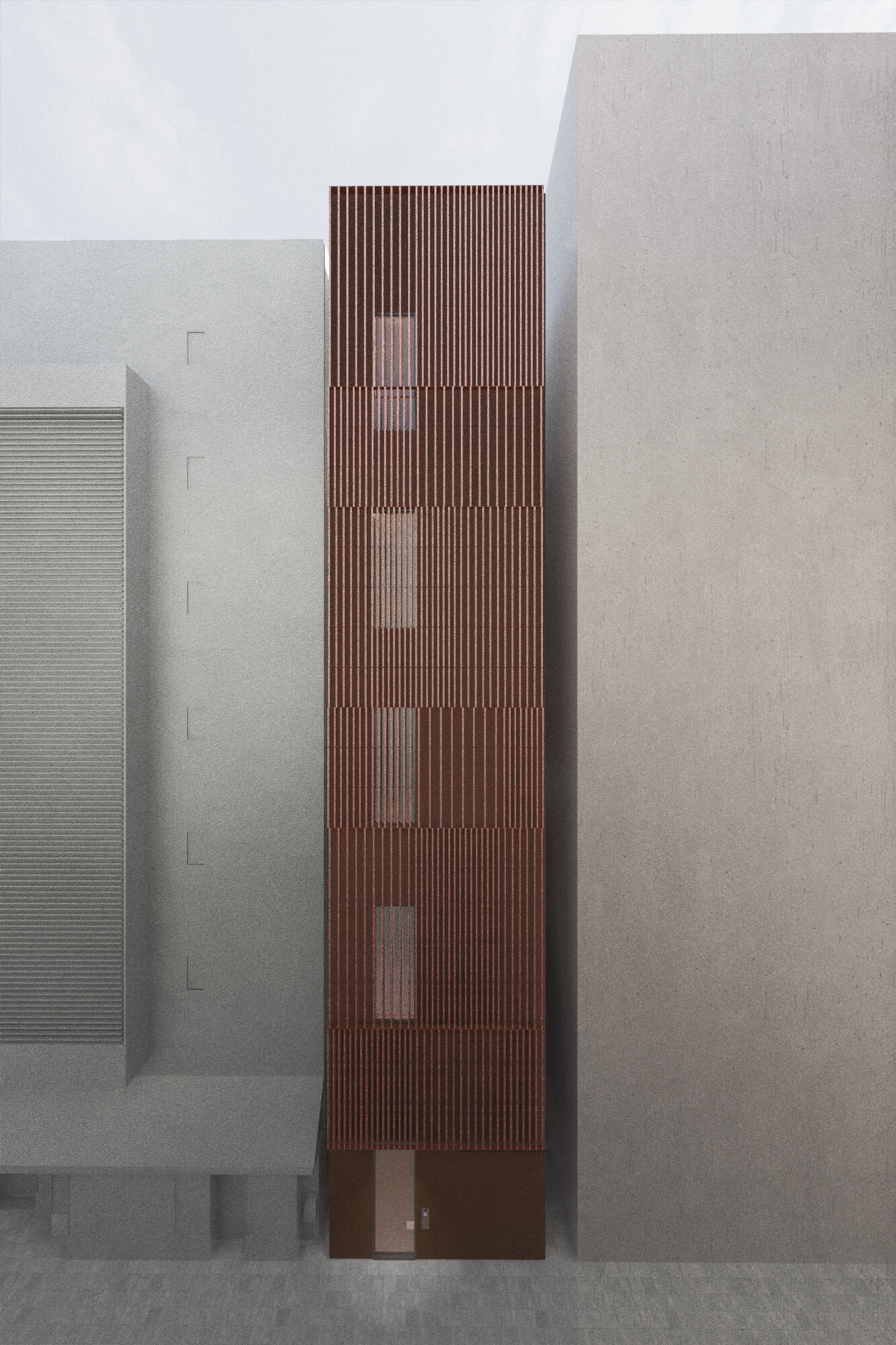 Loro Piana Flagship Building Ginza Casper Mueller Kneer Architects Copyright Casper Mueller Kneer 184 210106 Day Exterior Back