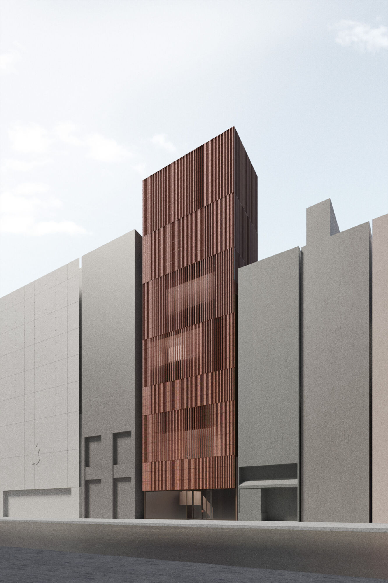 Loro Piana Flagship Building Ginza Casper Mueller Kneer Architects Copyright Casper Mueller Kneer 184 210310 Day Oblique