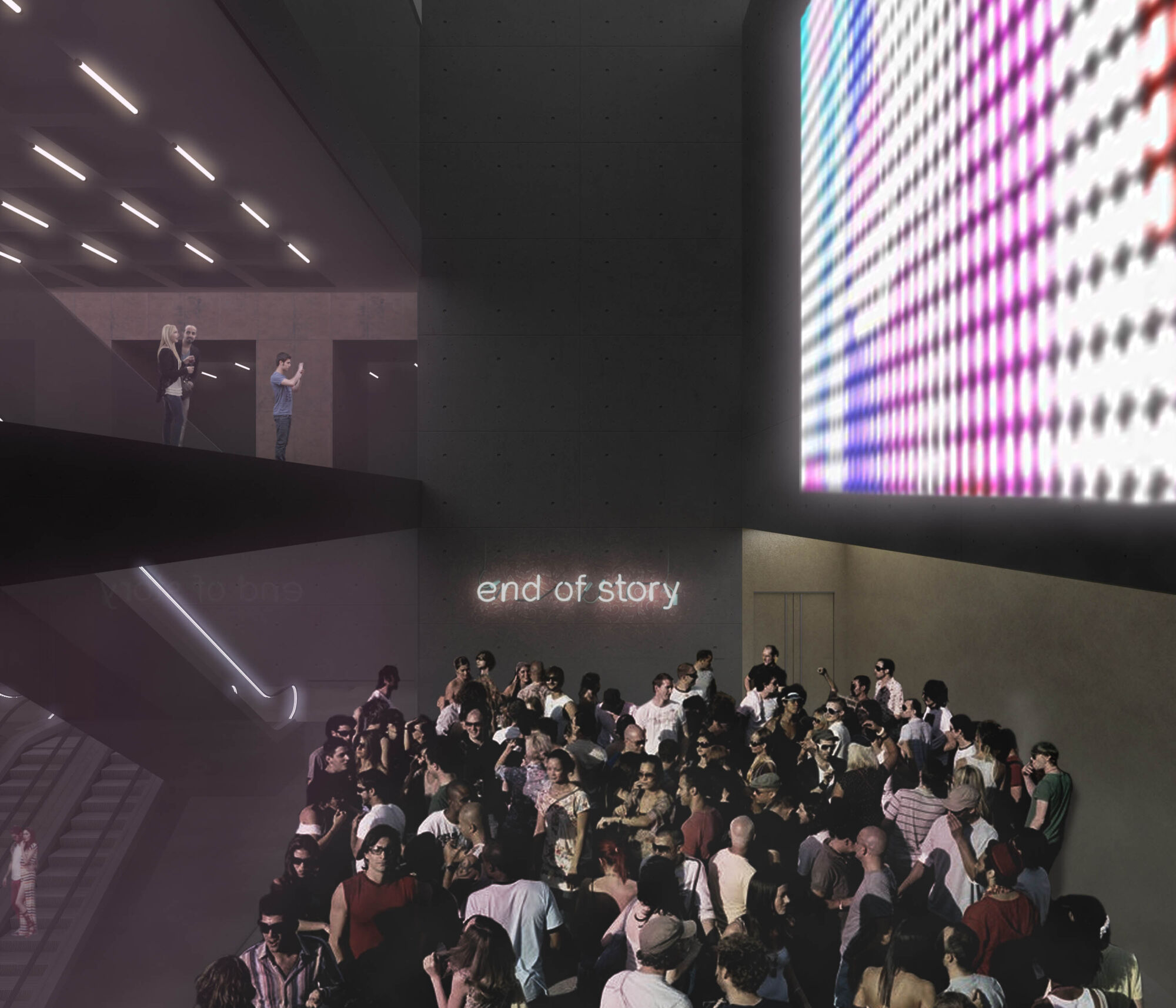 Ministry of Sound II Casper Mueller Kneer Architects Copyright Casper Mueller Kneer MOS Visu Perspective Interior 150419 02 night