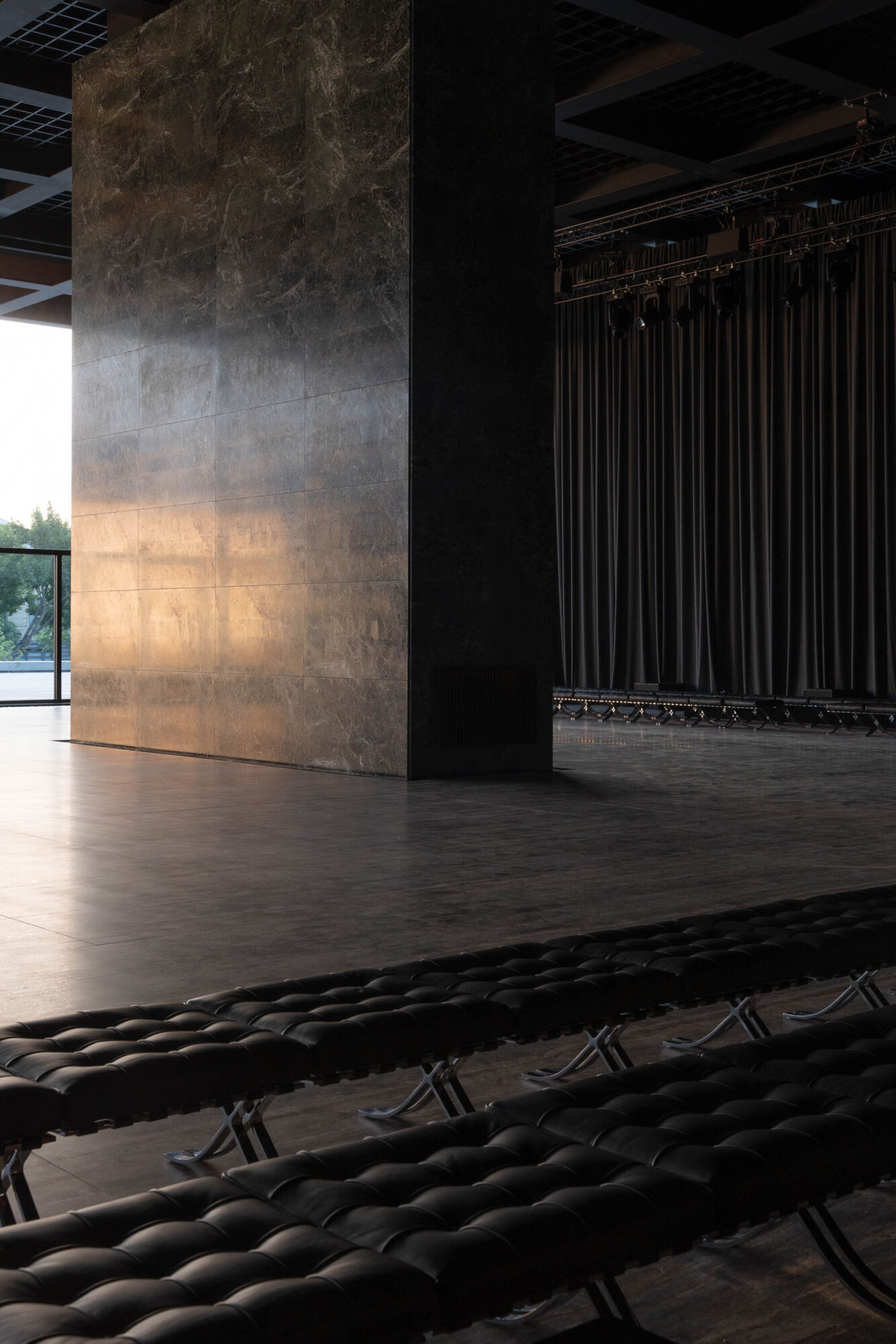 Saint Laurent Runway Show Mens Spring Summer 24 Casper Mueller Kneer Architects Copyright Zoe Joubert Betak ZJ DSC00901