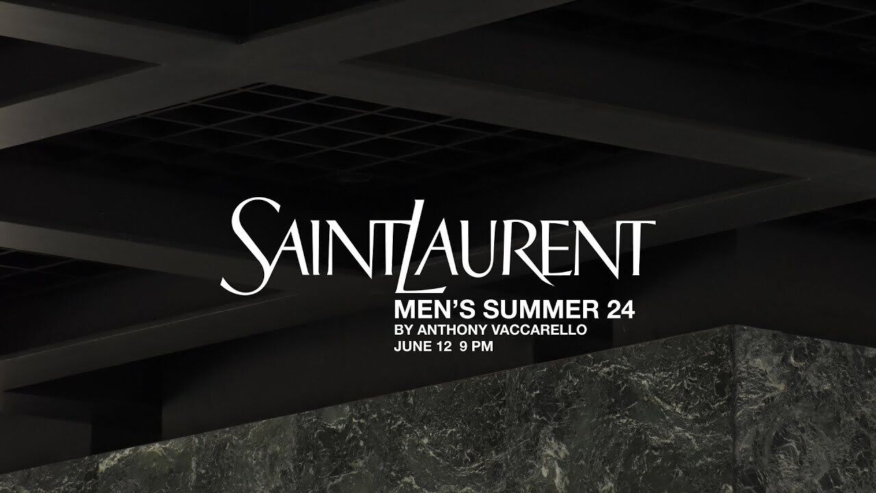 Saint Laurent Show Mens Spring Summer 24