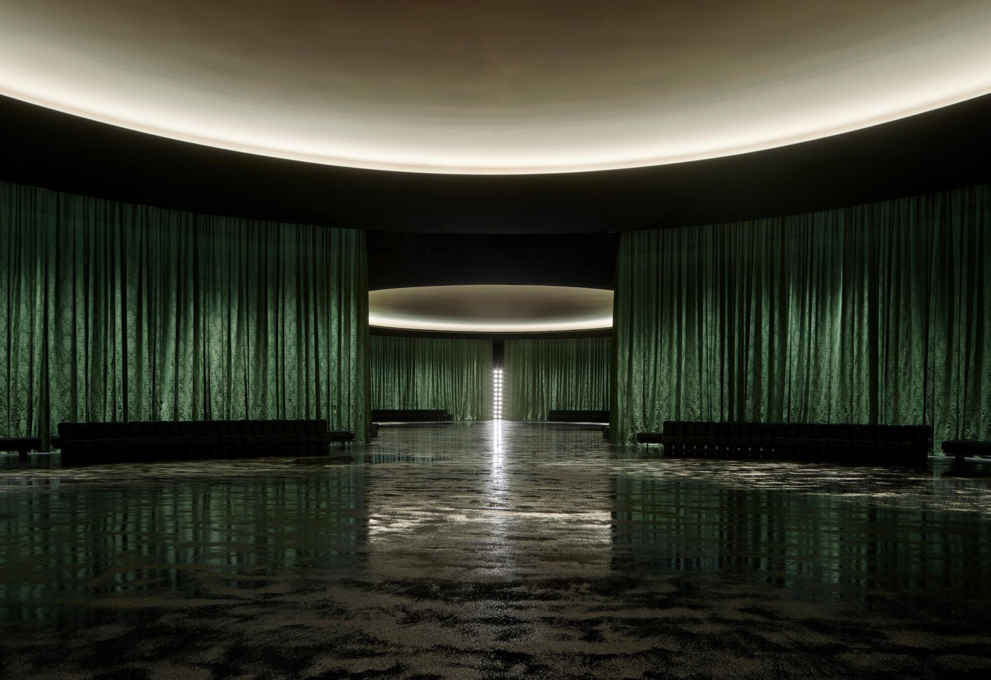 Saint Laurent Runway Show Womens Winter 24 Casper Mueller Kneer Architects Copyright Paul Riddle 89 A5120